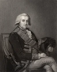 Admiral George Brydges Rodney, engraved by J. Cochran, from 